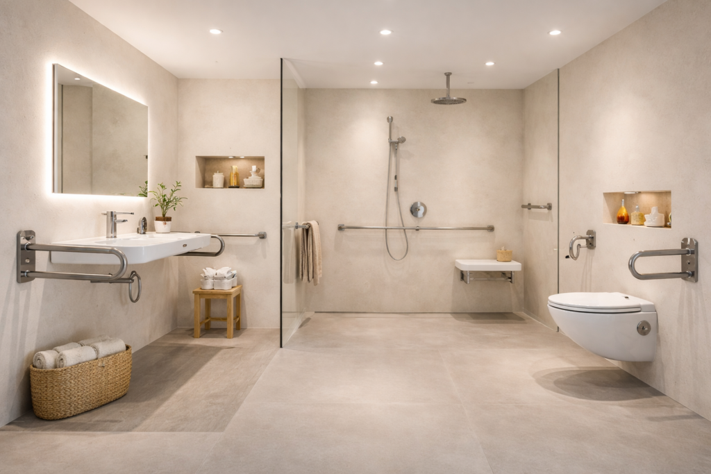 Barrierefreies Badezimmer
